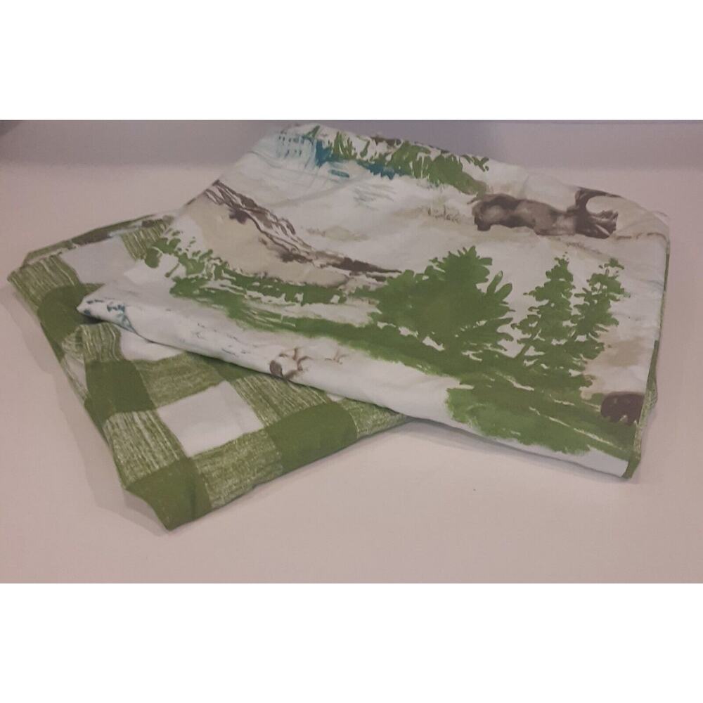 Modern Southern Home Pillow Shams Wild Animals & Gingham 21x26